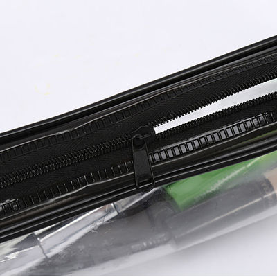 Boys or Girls 19*7*4.5cm Clear Exam Pencil Case with Zipper and 2022 at Office School