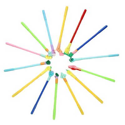 2021 Popping Silicone Rainbow Pen Push Bubble Fidget Toys with Heat Sensitive Ink