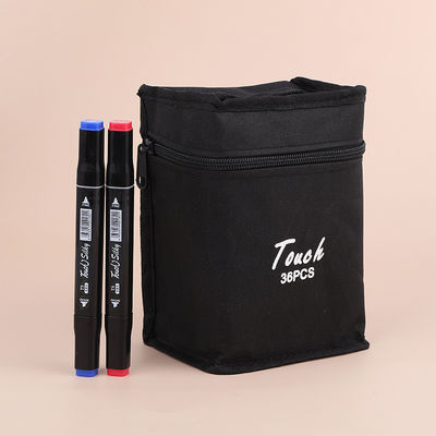 Dual Tip Permanent Fabric Brush Colored Acrylic Art Paint Marker Pens 12 24 30 36 48