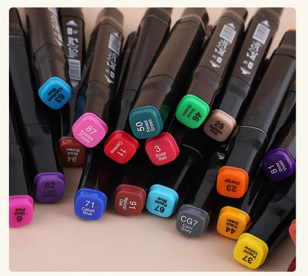 Dual Tip Permanent Fabric Brush Colored Acrylic Art Paint Marker Pens 12 24 30 36 48