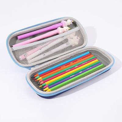 School Students' Waterproof Hard-shell Pencil Case with Zipper Closure and Large Capacity