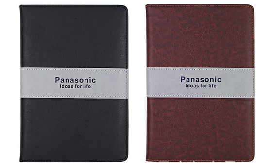 Customized Debossed Logo A5 Leather Notebook with Printed Design and 100 Inner Sheets