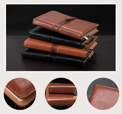 Custom Pu Leather Notebook With Company Logo For Business B5 / Customized Size