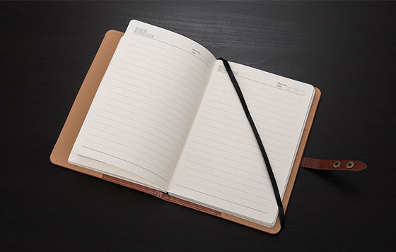 Custom Pu Leather Notebook With Company Logo For Business B5 / Customized Size
