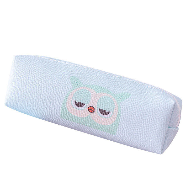 Cute School Pencil Case with Custom Design by Talented Artist and Zipper Closure